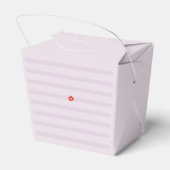 Ballotins Douce Mariée Fleurs Violettes Rayées (Arrière)