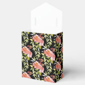 Ballotins Douce verdure florale mariage noir (Ouvert)