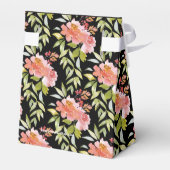 Ballotins Douce verdure florale mariage noir (Arrière)