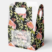 Ballotins Douce verdure florale rouge pour la douche de la m (Ouvert)