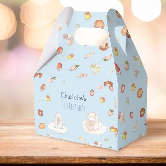 Ballotins Douceur bleu aquarelle dessert anniversaire de enf