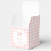 Ballotins Douche bébé doux preppy rose arc bébé fille (Ouvert)