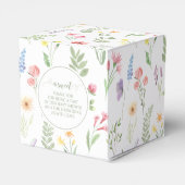 Ballotins Douche bébé fleur sauvage colorée (Arrière)