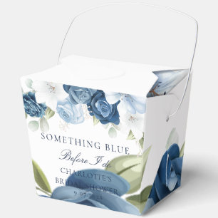 Ballotins Douche Bleue Florale Mariage Script