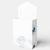 Ballotins Douche de Mariée Bleu Poussiéreux Floral Rustique (Ouvert)