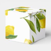 Ballotins Douche nuptiale à thème citron (Arrière)
