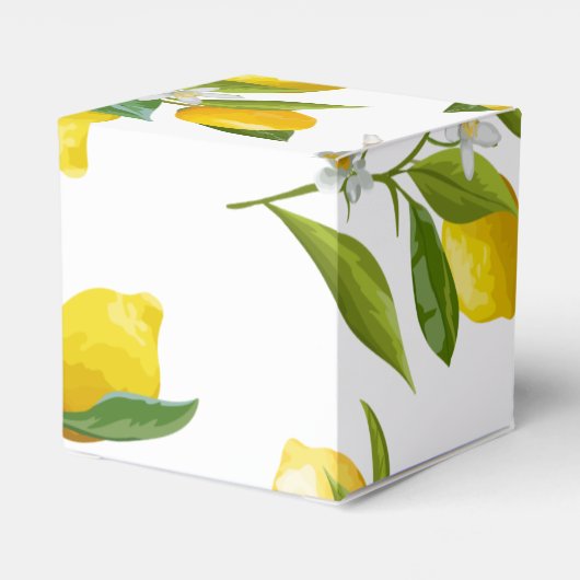 Ballotins Douche nuptiale à thème citron (Arrière)