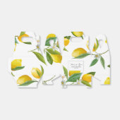 Ballotins Douche nuptiale à thème citron pour ballotin (Déplié)