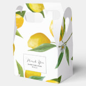 Ballotins Douche nuptiale à thème citron pour ballotin (Ouvert)