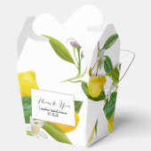 Ballotins Douche nuptiale à thème citron pour ballotin (Ouvert)