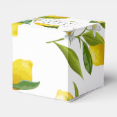 Ballotins Douche nuptiale à thème citron pour ballotin (Arrière)