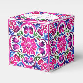 Ballotins Douche nuptiale carrelage rose bleu mexicain (Verso)