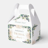 Ballotins Douche nuptiale eucalyptus parties scintillant mer (Arrière)