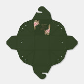 Ballotins Douche nuptiale moderne boho rose rousse rose bouf (Déplié)