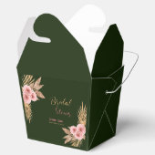 Ballotins Douche nuptiale moderne boho rose rousse rose bouf (Ouvert)