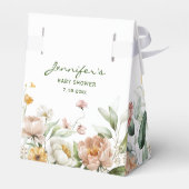 Ballotins Doux Aquarelle rose pâle Flores Tente (Arrière)