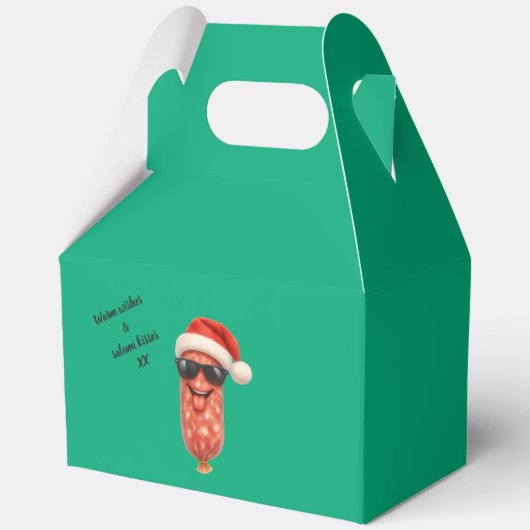 Ballotins Doux baisers rigolos de salami de Noël (Recto)