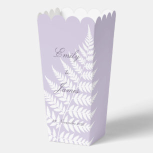 Ballotins Doux Popcorn Pastel Élégant Fougère Blanche Lavand