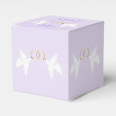 Ballotins Doves Design Mariage couleur Lilac (Verso)