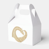 Ballotins Dragon de coeur de grès sur blanc (Verso)