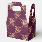 Ballotins Dragon Vintage violet et or (Ouvert)