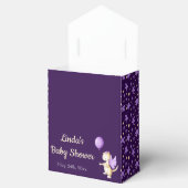 Ballotins Dragon violet avec Baby shower fille ballon (Ouvert)