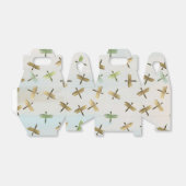 Ballotins Dragonflies d'aquarelle or (Déplié)