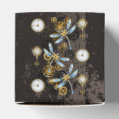 Ballotins Dragonflies de Steampunk sur arrière - plan rayé b (Haut)