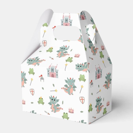 Ballotins Dragons Knights Fairytale Château médiéval (Verso)