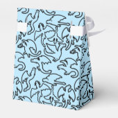 Ballotins Dragons noirs motif contour.b L BG bleu (Arrière)