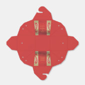 Ballotins Dragons rouge et or Asiatique Mariage à thème (Déplié)