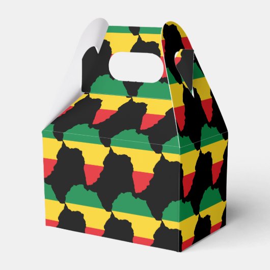 Ballotins Drapeau africain vert, or et rouge (Verso)