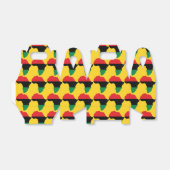 Ballotins Drapeau Afrique rouge, noire et verte (Déplié)