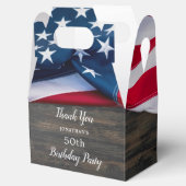 Ballotins Drapeau américain Militaire Anniversaire Parti pat (Ouvert)