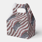 Ballotins Drapeau américain peint sur la texture murale de b (Arrière)