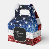 Ballotins Drapeau américain rouge blanc brillant parties sci (Arrière)