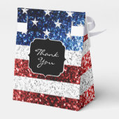 Ballotins Drapeau américain rouge blanc brillant parties sci (Arrière)