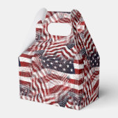Ballotins Drapeau américain Rouge Bleu Bleu Grilles Étoiles  (Arrière)