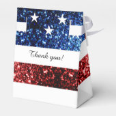 Ballotins Drapeau américain rouge et bleu étincelles parties (Arrière)