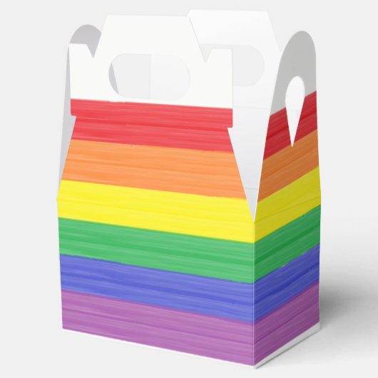 Ballotins Drapeau arc-en-ciel peint (Ouvert)