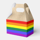 Ballotins Drapeau arc-en-ciel sur or (Arrière)