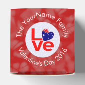 Ballotins Drapeau australien Coeur rouge AMOUR (Haut)