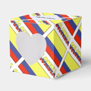 Ballotins Drapeau colombien et carrelé personnalisé