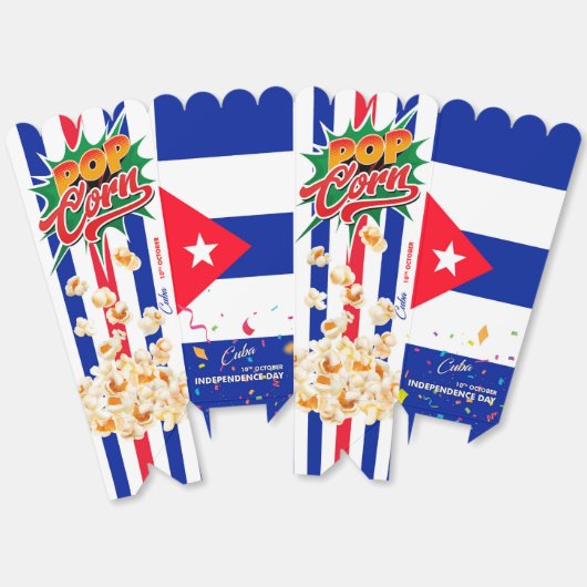 Ballotins Drapeau Cuba (Déplié)