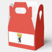 Ballotins Drapeau de Berlin Favor Box (Ouvert)