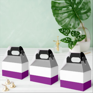 Ballotins Drapeau de fierté asexué de SlipperyJoe mettant l'