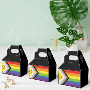 Ballotins Drapeau de fierté intersexe de SlipperyJoe's fond 