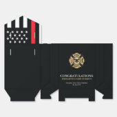 Ballotins Drapeau de la ligne rouge de l'École des pompiers (Déplié)