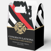 Ballotins Drapeau de la ligne rouge de l'École des pompiers (Ouvrir)