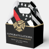 Ballotins Drapeau de la ligne rouge de l'École des pompiers (Verso)